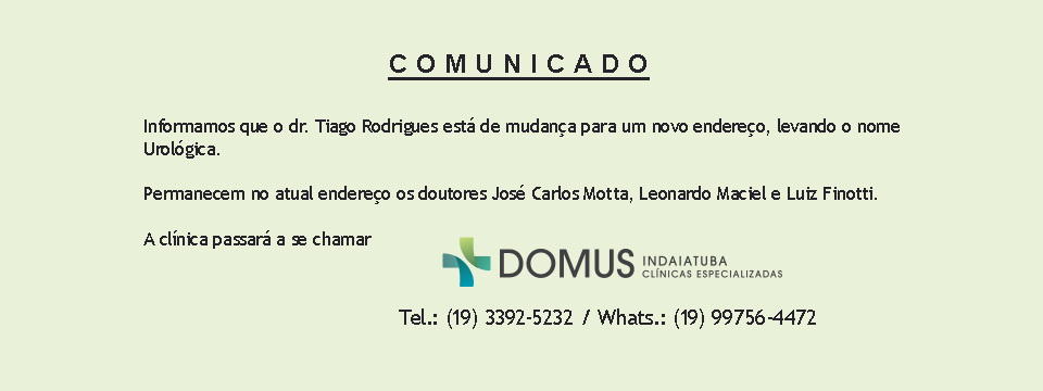 Comunicado Clínica Domus